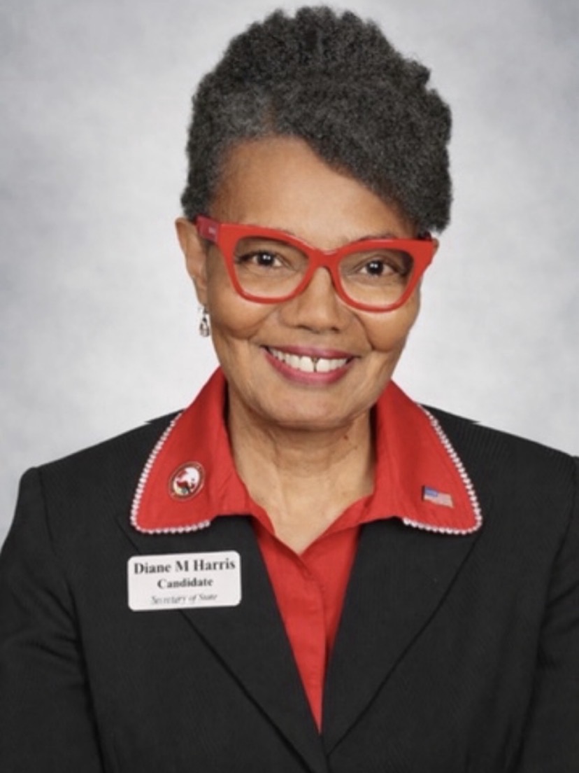 Diane M. Harris, Republican candidate for Secretary of State - Statewide